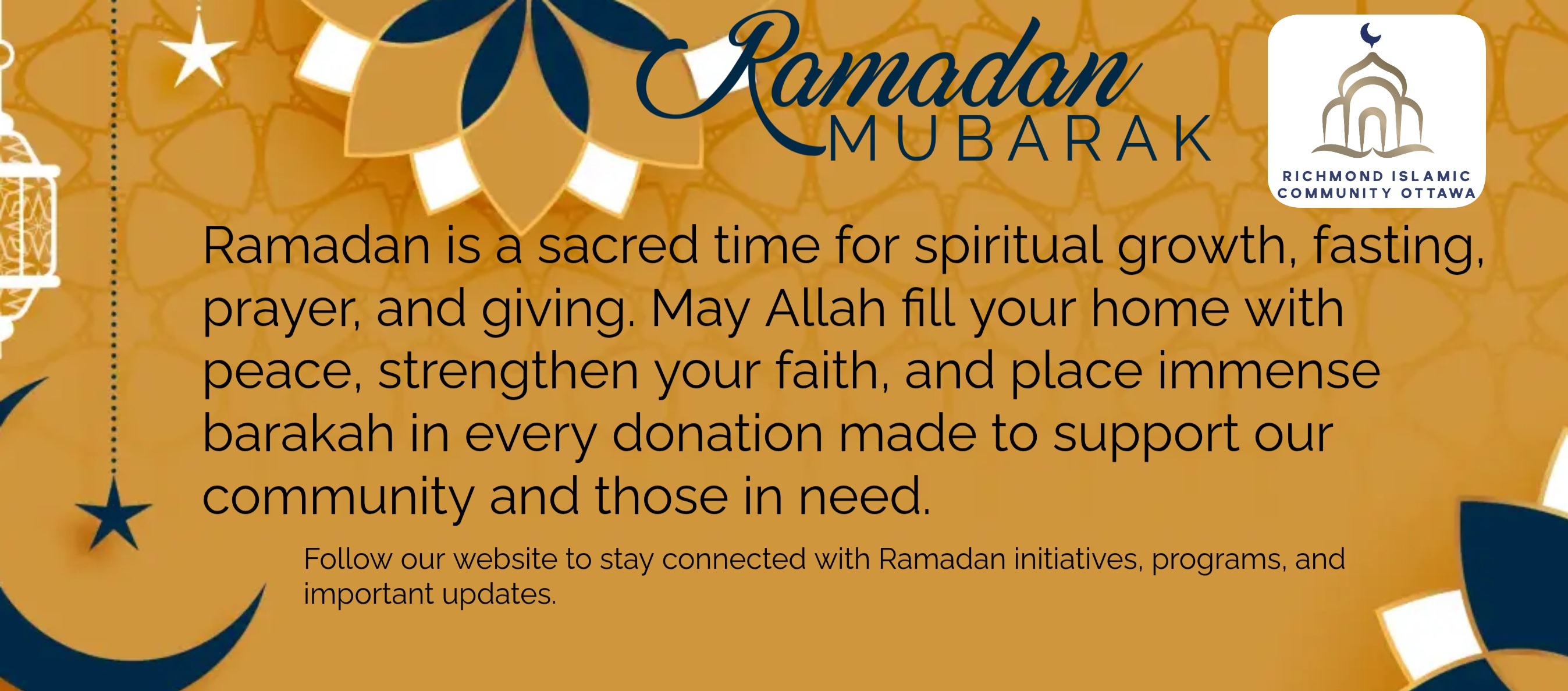 Ramadan 2026: Taraweeh at Richmond Islamic Community